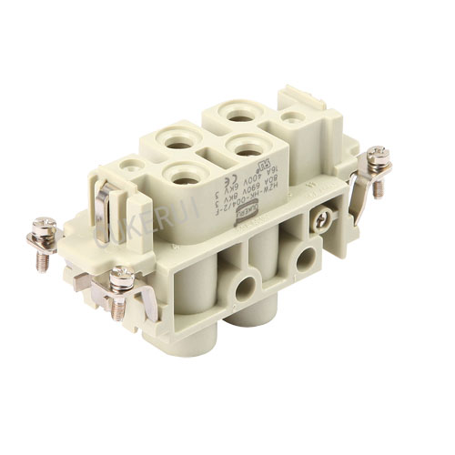 What is the function of a female connector?